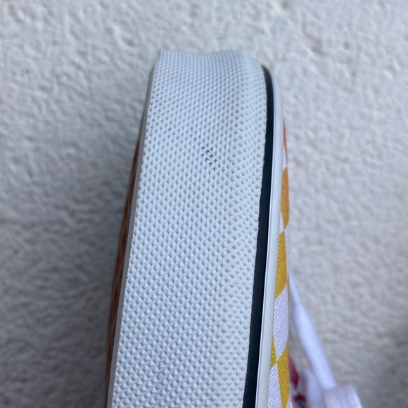 Girl’s rainbow checkered Vans - SIZE 3 - Picture 8 of 10